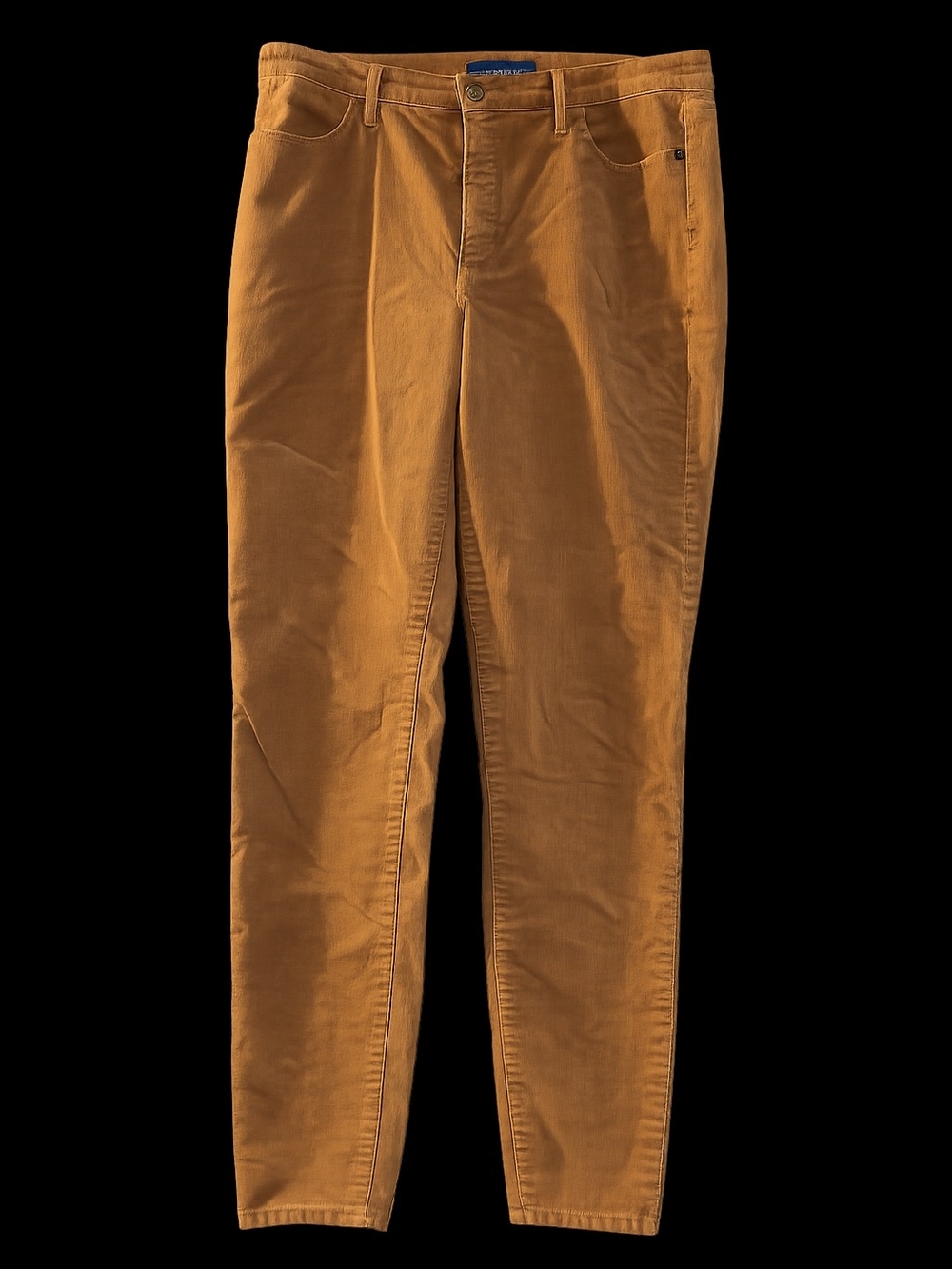 Talbots Women's Corduroy Pants in Mustard Brown